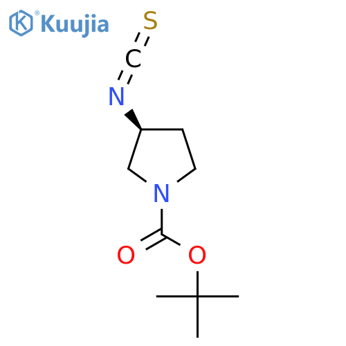 tert-butyl (3S)-3-isothiocyanatopyrrolidine-1-carboxylate structure