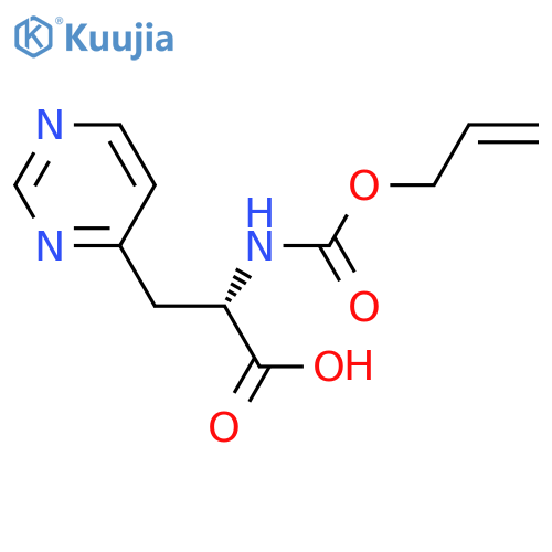 L-Phenylalanine, N-[(2-propen-1-yloxy)carbonyl]- structure