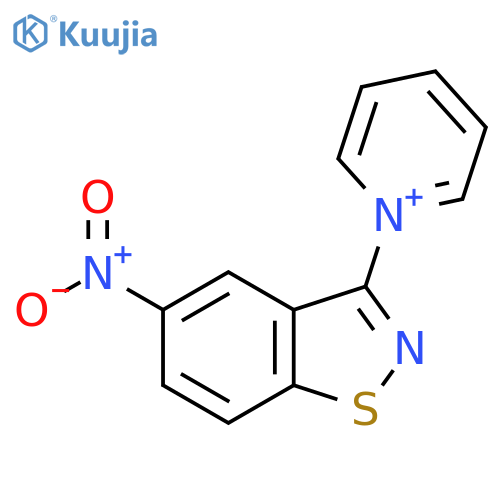 1-(5-Nitro-1,2-benzisothiazol-3-yl)pyridinium structure