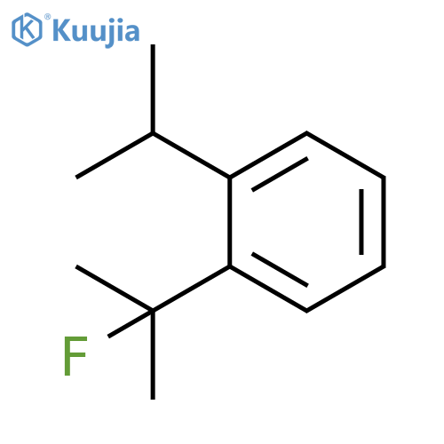 1-(1-Fluoro-1-methylethyl)-2-(1-methylethyl)benzene structure
