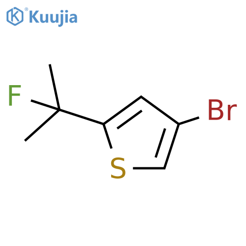 4-Bromo-2-(1-fluoro-1-methylethyl)thiophene structure