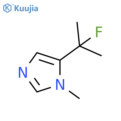 5-(1-Fluoro-1-methylethyl)-1-methyl-1H-imidazole structure