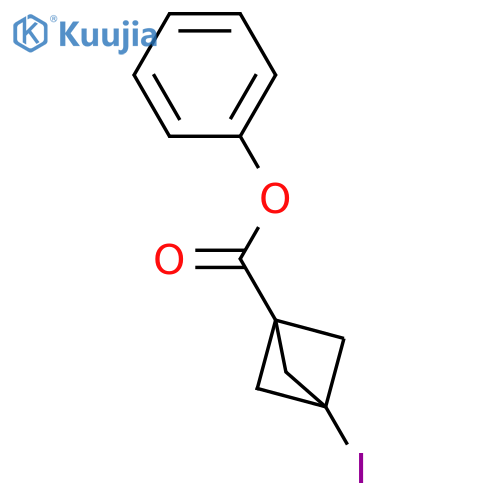 phenyl 3-iodobicyclo1.1.1pentane-1-carboxylate structure