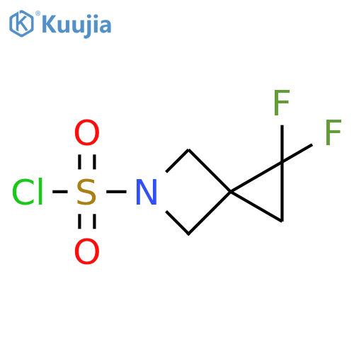 1,1-Difluoro-5-azaspiro[2.3]hexane-5-sulfonyl chloride structure