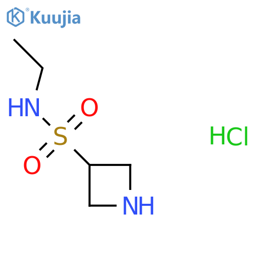 N-ethylazetidine-3-sulfonamide hydrochloride structure