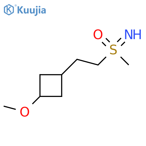 Imino[2-(3-methoxycyclobutyl)ethyl]methyl-lambda6-sulfanone structure