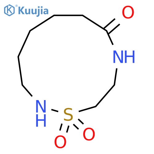 1lambda6-Thia-2,9-diazacycloundecane-1,1,8-trione structure