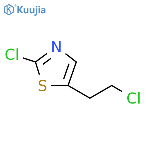 Thiazole, 2-chloro-5-(2-chloroethyl)- structure