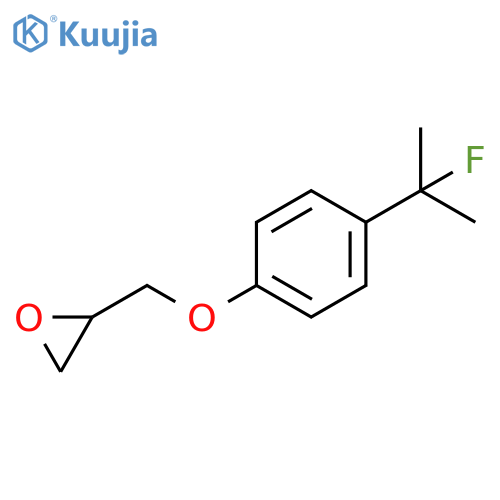 2-[[4-(1-Fluoro-1-methylethyl)phenoxy]methyl]oxirane structure