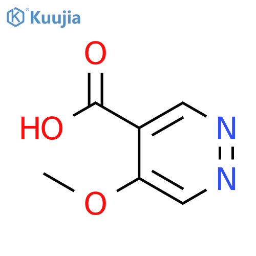 4-Pyridazinecarboxylic acid, 5-methoxy- structure