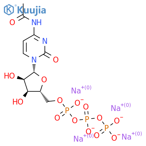 N4-Acetylcytidine triphosphate sodium structure