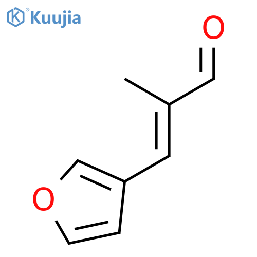 3-(3-Furanyl)-2-methyl-2-propenal structure