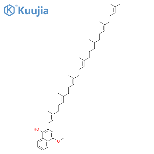 4-Methoxy-2-(3,7,11,15,19,23,27-heptamethyl-2,6,10,14,18,22,26-octacosaheptaenyl)-1-naphthalenol structure