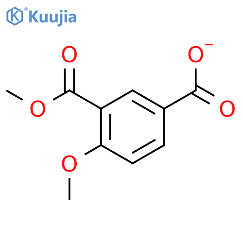 1,3-Benzenedicarboxylic acid, 4-methoxy-, 3-methyl ester structure
