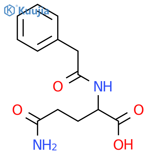 Phenylacetyl L-Glutamine structure