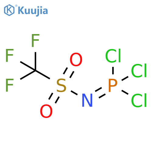 N-Trifluoromethylsulfonyl-P,P,P-trichlorophosphazene structure