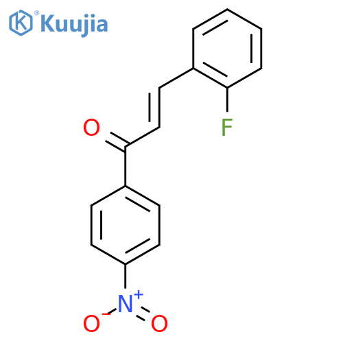 3-(2-Fluorophenyl)-1-(4-nitrophenyl)prop-2-en-1-one structure