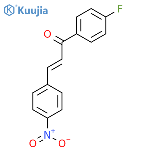 2-PROPEN-1-ONE, 1-(4-FLUOROPHENYL)-3-(4-NITROPHENYL)- structure