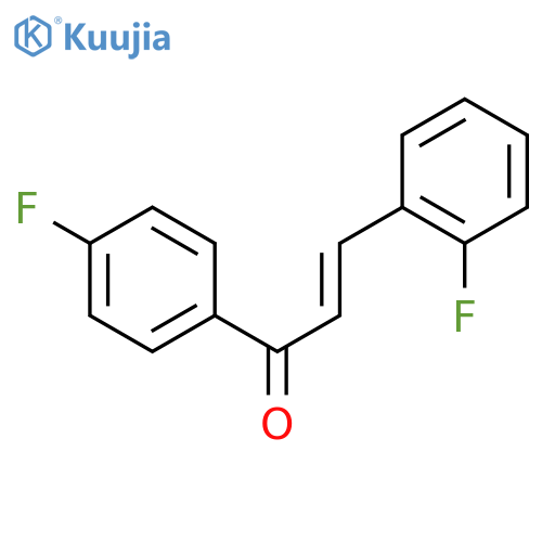 2-Propen-1-one,3-(2-fluorophenyl)-1-(4-fluorophenyl)- structure
