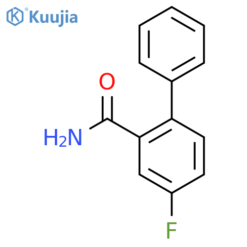 4-Fluorobiphenyl-2-carboxamide structure