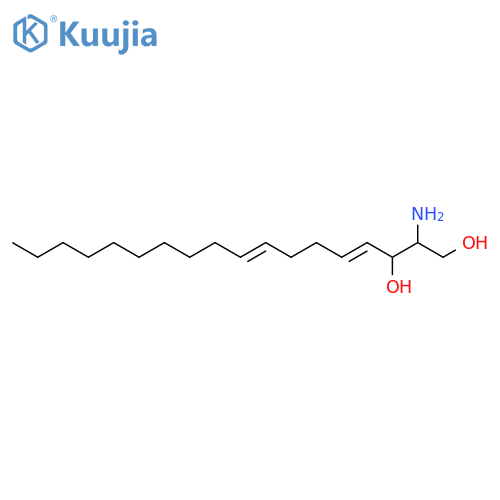 4,8-Octadecadiene-1,3-diol, 2-amino- structure