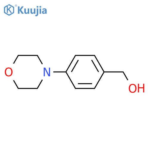 [4-(morpholin-4-yl)phenyl]methanol structure