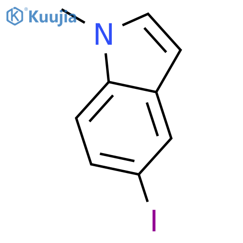 1-Methyl-5-iodo-1H-indole structure