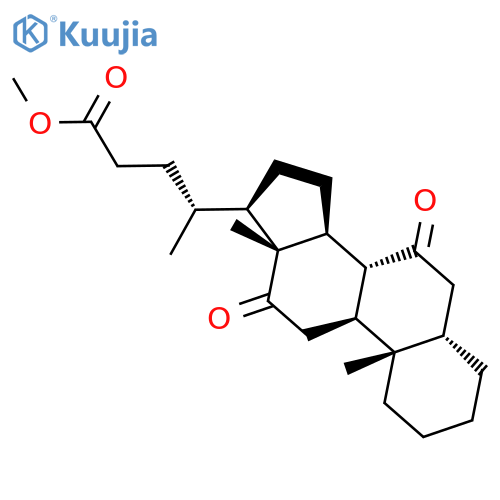 Cholan-24-oic acid, 7,12-dioxo-, methyl ester, (5b)- structure