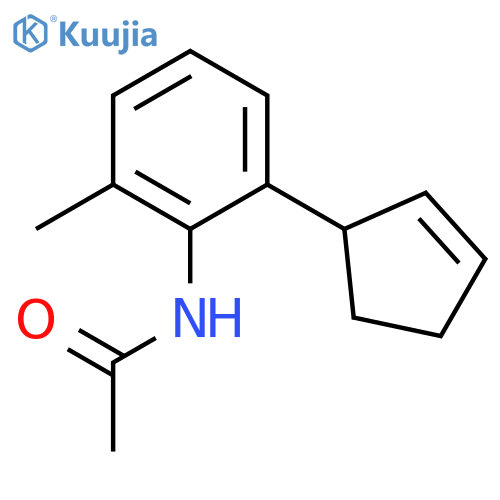 ACETAMIDE, N-[2-(2-CYCLOPENTEN-1-YL)-6-METHYLPHENYL]- structure