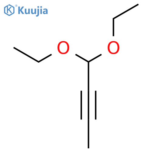 2-Butynal diethyl acetal structure