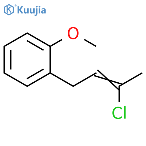1-(3-Chloro-2-buten-1-yl)-2-methoxybenzene structure