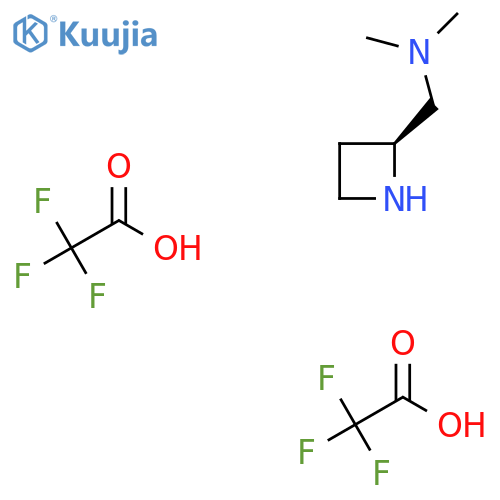 (S)-1-(Azetidin-2-YL)-N,N-dimethylmethanamine bis(2,2,2-trifluoroacetate) structure