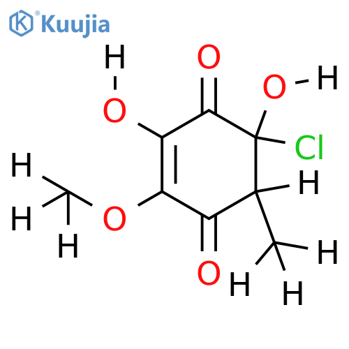 Fumigatin chlorohydrin structure
