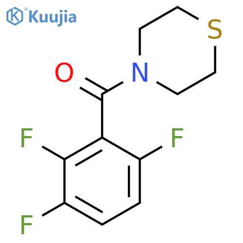Thiomorpholino(2,3,6-trifluorophenyl)methanone structure