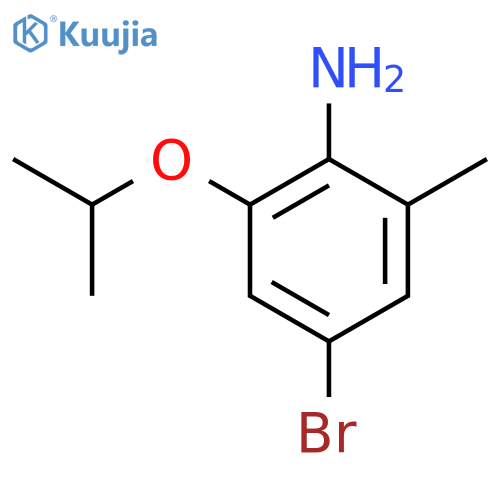 4-Bromo-2-isopropoxy-6-methylaniline structure