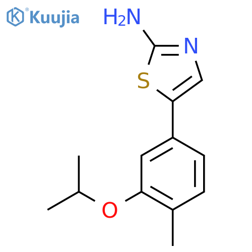 5-(3-Isopropoxy-4-methylphenyl)thiazol-2-amine structure