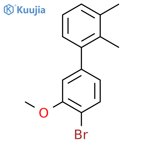 4'-Bromo-3'-methoxy-2,3-dimethyl-1,1'-biphenyl structure