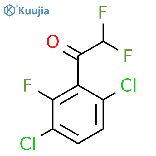 1-(3,6-Dichloro-2-fluorophenyl)-2,2-difluoroethanone structure