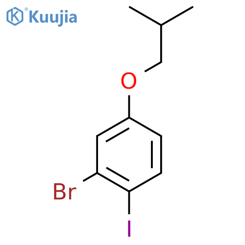 2-Bromo-1-iodo-4-isobutoxybenzene structure