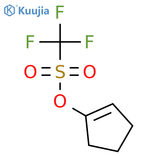 cyclopent-1-en-1-yl trifluoromethanesulfonate structure