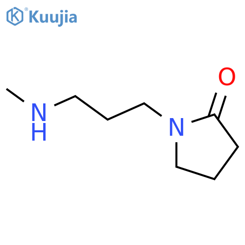 1-3-(methylamino)propylpyrrolidin-2-one structure