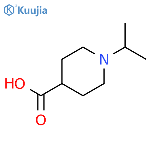 1-(propan-2-yl)piperidine-4-carboxylic acid structure