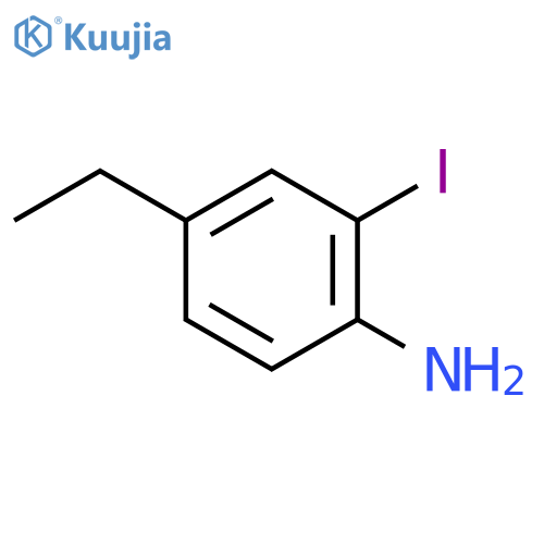 Benzenamine, 4-ethyl-2-iodo- structure