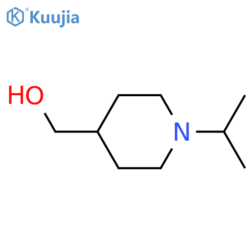 (1-Isopropyl-4-piperidinyl)methanol structure