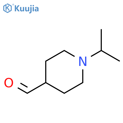 1-(propan-2-yl)piperidine-4-carbaldehyde structure