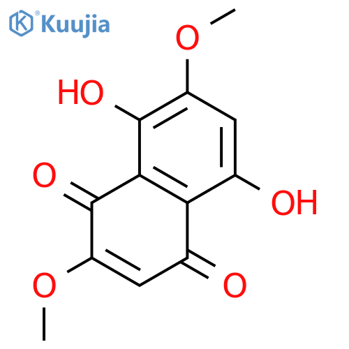 1,4-Naphthalenedione,5,8-dihydroxy-2,7-dimethoxy- structure