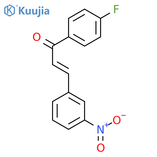 2-Propen-1-one,1-(4-fluorophenyl)-3-(3-nitrophenyl)- structure