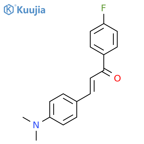 4-(Dimethylamino)-4'-Fluorochalcone structure