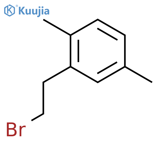 2-(2-bromoethyl)-1,4-dimethylbenzene structure