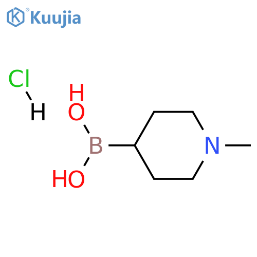 4-Piperidineboronic acid, 1-methyl-, hydrochloride (8CI) structure